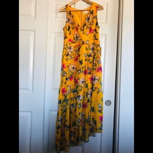 Eliza J dress orange floral Size 10
